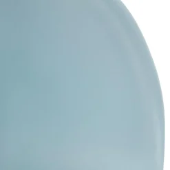 Chaise moderne 'FIDJI' bleue avec pieds en métal blanc