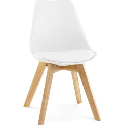 Chaise moderne 'TEKI' blanche