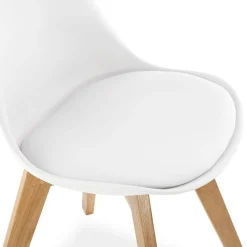 Chaise moderne 'TEKI' blanche