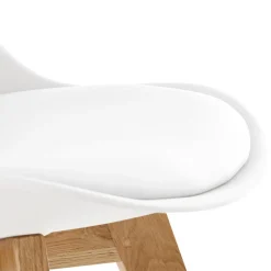 Chaise moderne 'TEKI' blanche