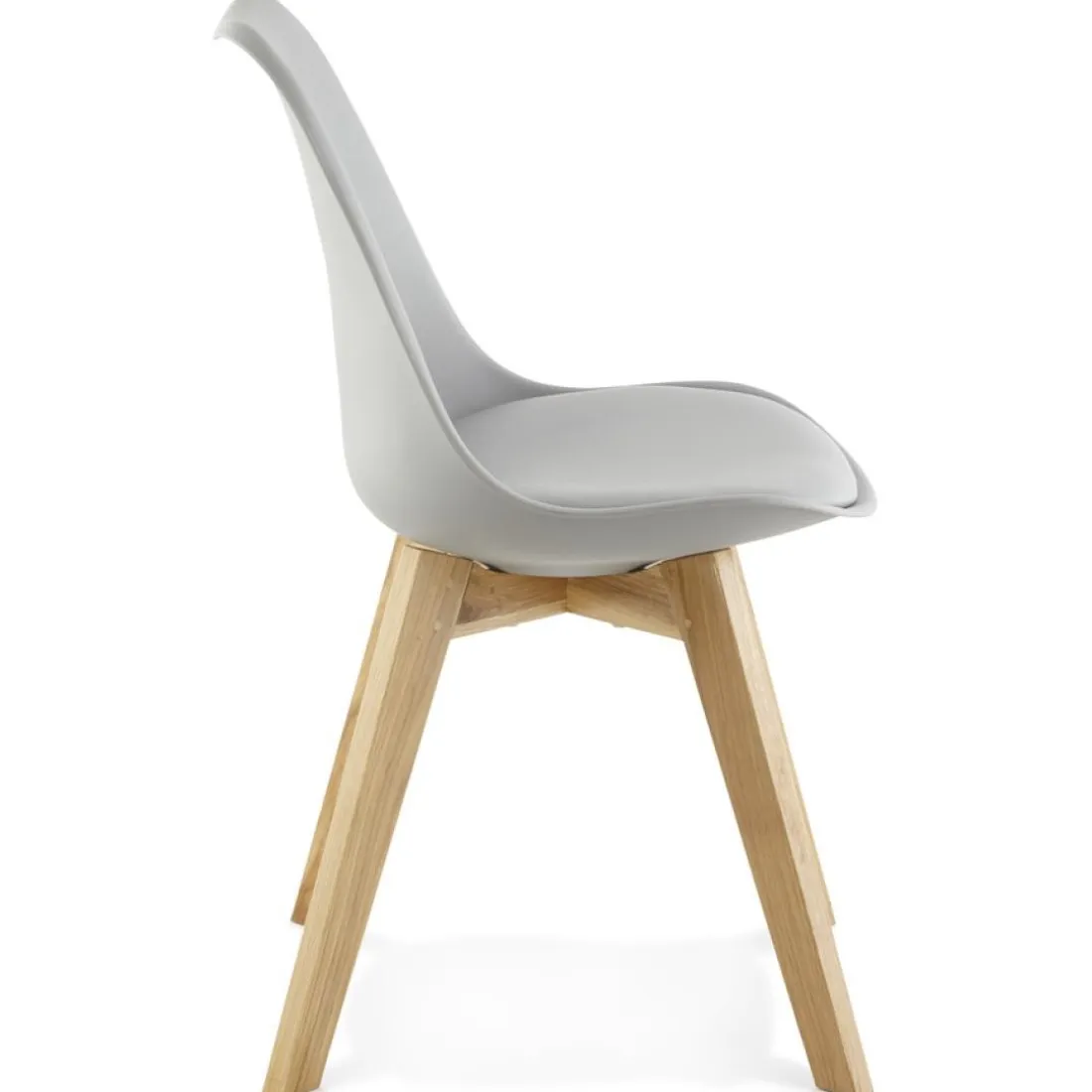 Chaise moderne 'TEKI' grise