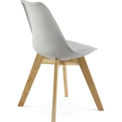 Chaise moderne 'TEKI' grise