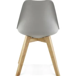 Chaise moderne 'TEKI' grise