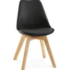 Chaise moderne 'TEKI' noire