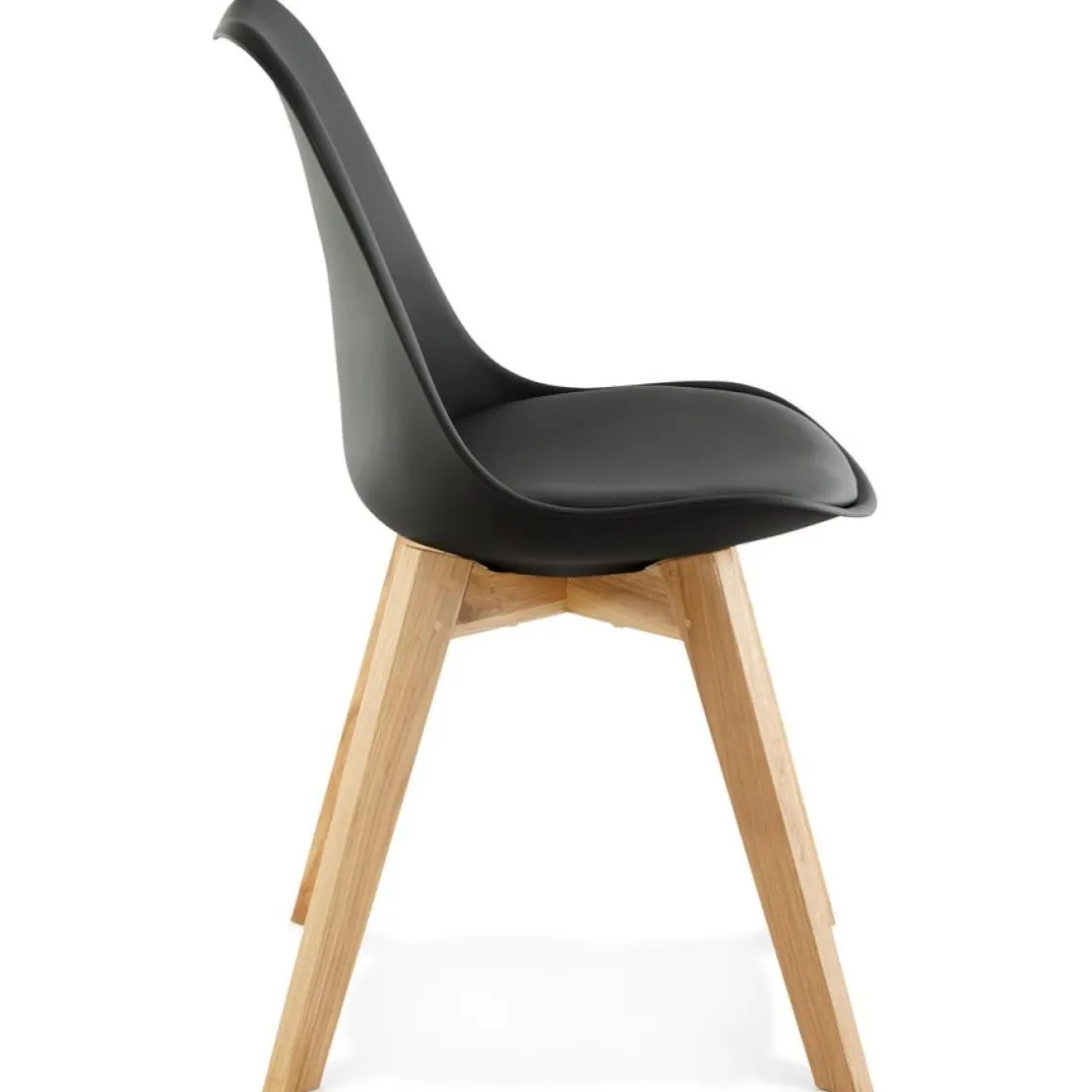 Chaise moderne 'TEKI' noire