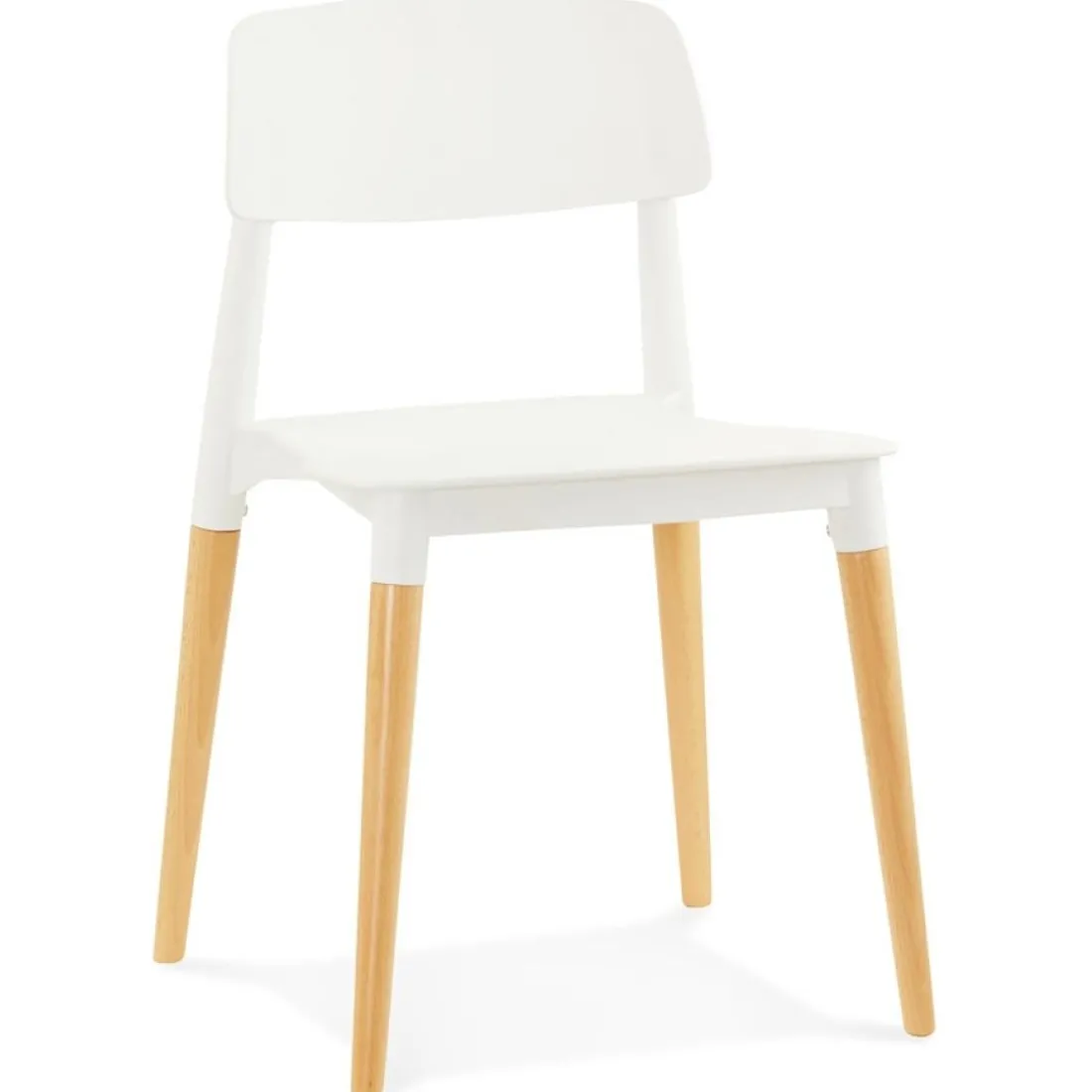 Chaise moderne 'TRENDY' blanche style scandinave