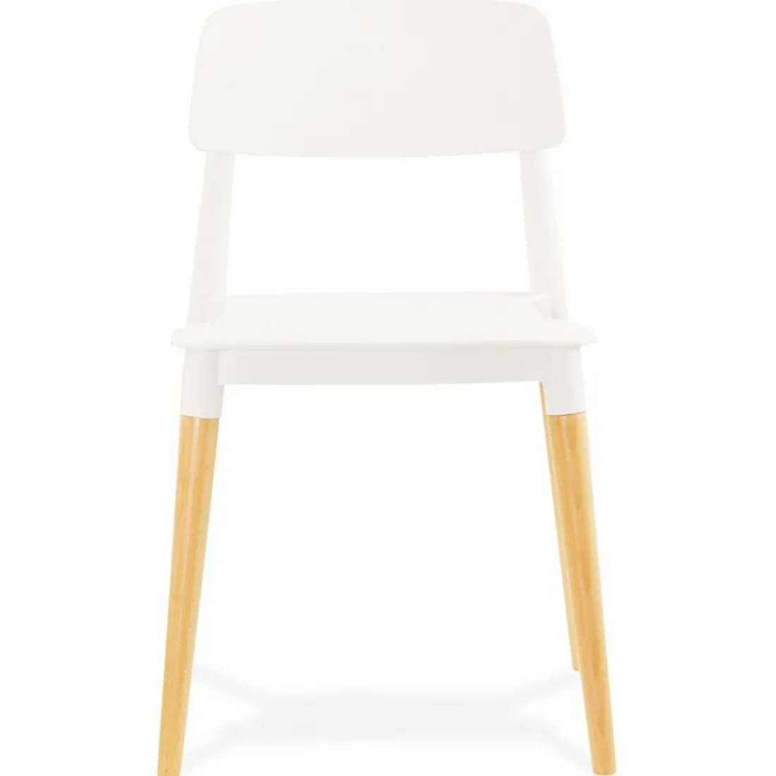 Chaise moderne 'TRENDY' blanche style scandinave