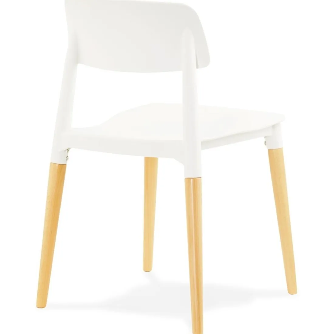 Chaise moderne 'TRENDY' blanche style scandinave