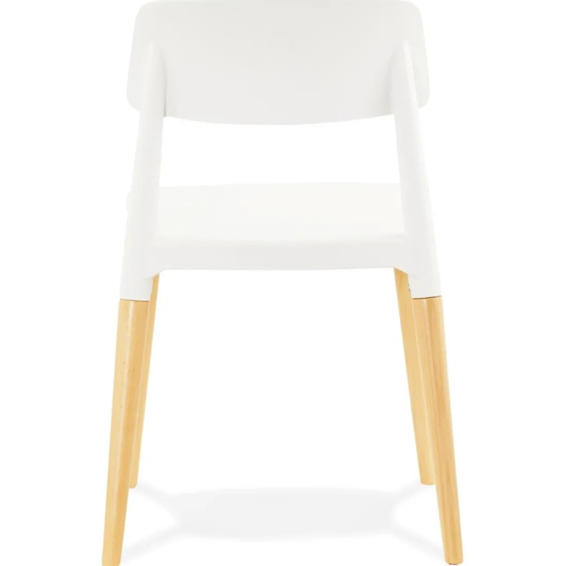 Chaise moderne 'TRENDY' blanche style scandinave