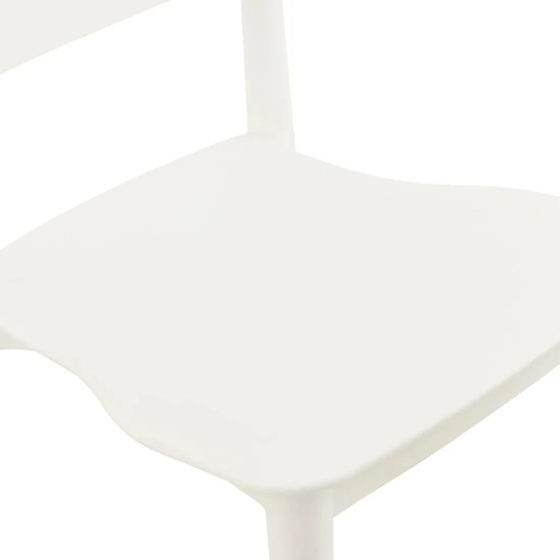 Chaise moderne 'TRENDY' blanche style scandinave