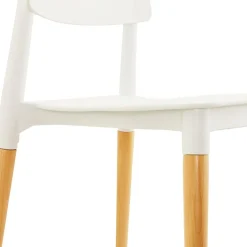 Chaise moderne 'TRENDY' blanche style scandinave