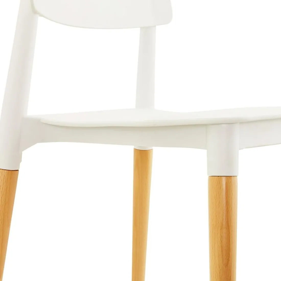 Chaise moderne 'TRENDY' blanche style scandinave