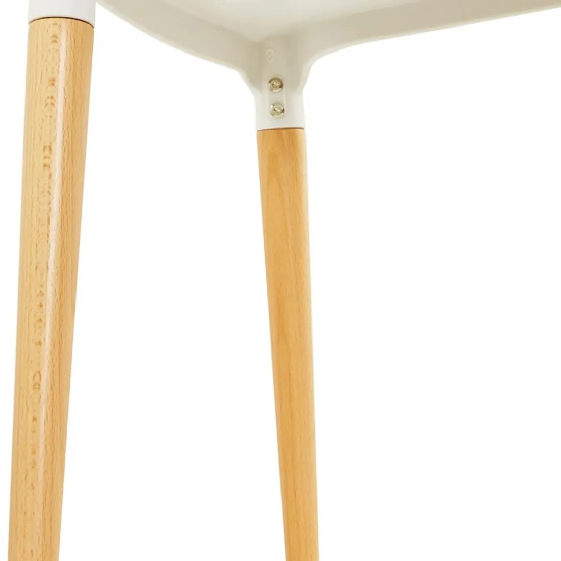 Chaise moderne 'TRENDY' blanche style scandinave