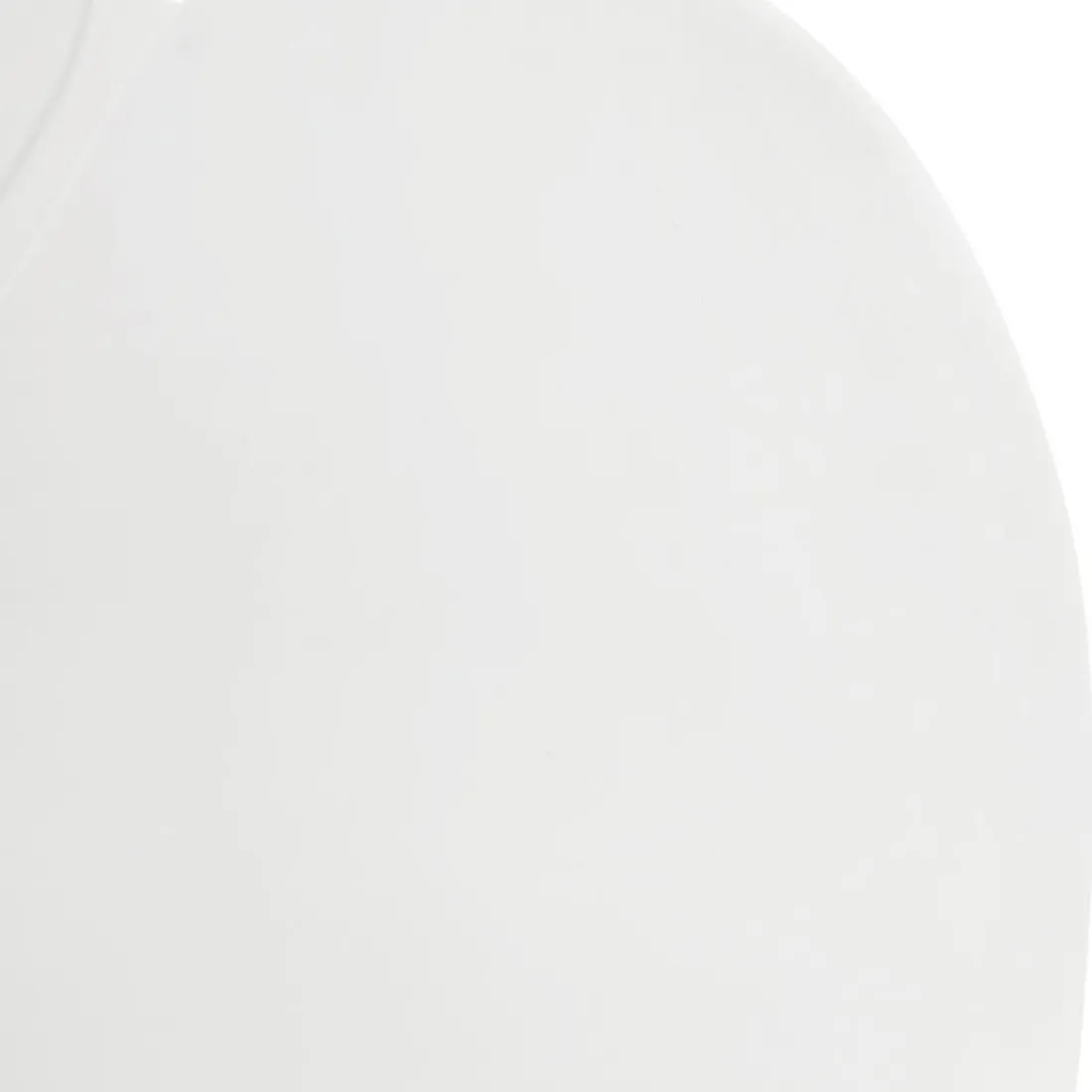 Chaise moderne 'UNAMI' blanche en matière plastique avec pieds en métal chromé