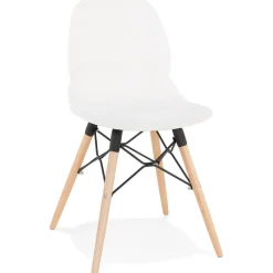 Chaise scandinave 'EPIK' blanche moderne