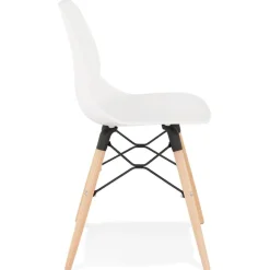 Chaise scandinave 'EPIK' blanche moderne