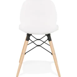 Chaise scandinave 'EPIK' blanche moderne
