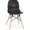 Chaise scandinave 'EPIK' noire moderne