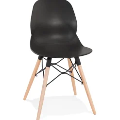 Chaise scandinave 'EPIK' noire moderne