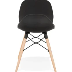 Chaise scandinave 'EPIK' noire moderne
