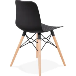 Chaise scandinave 'TONIC' noire design