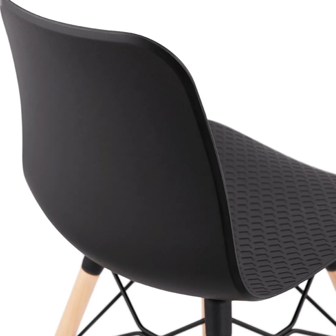 Chaise scandinave 'TONIC' noire design