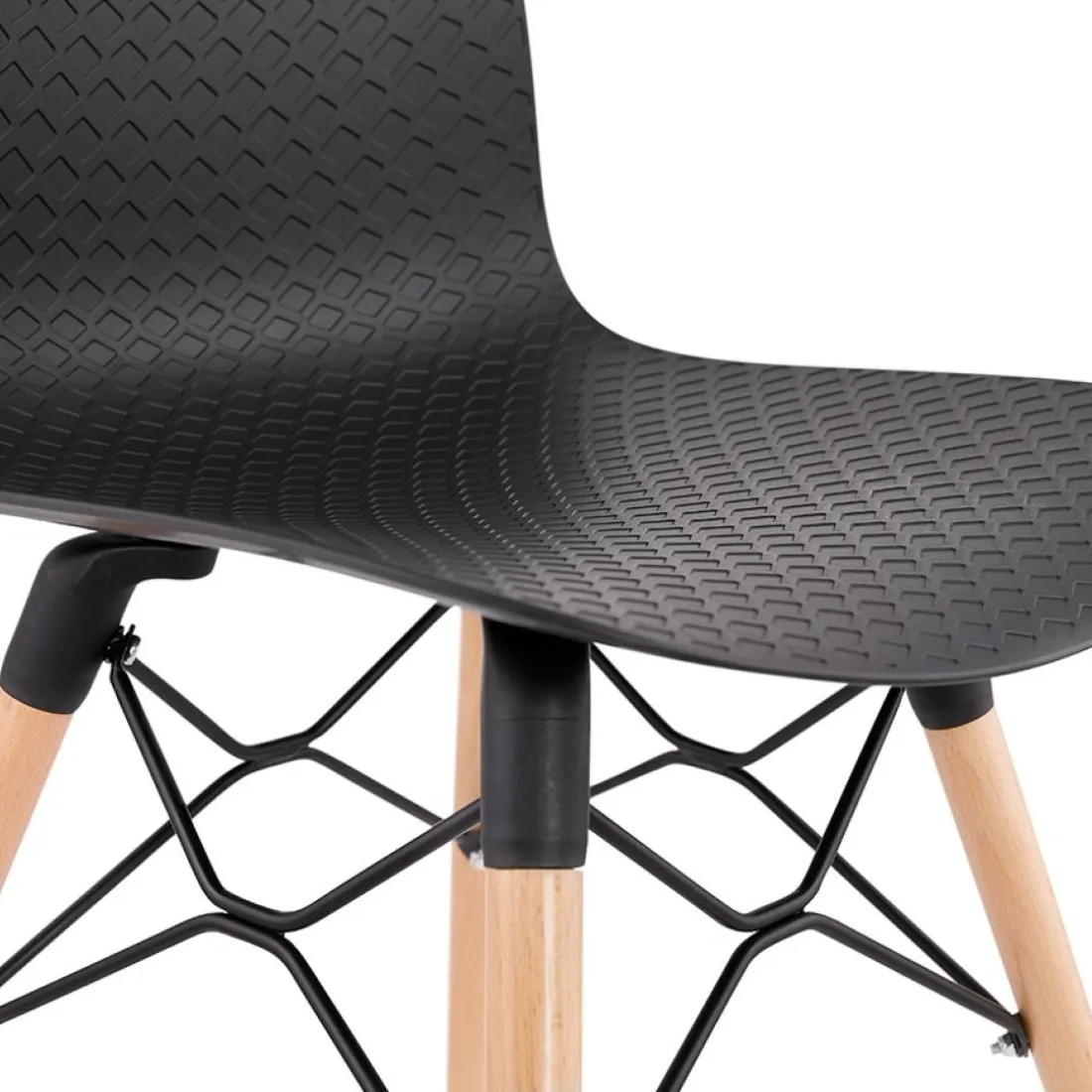 Chaise scandinave 'TONIC' noire design
