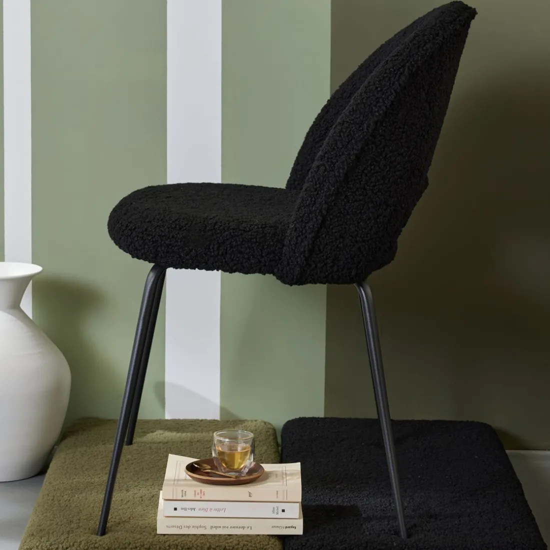Chaise TEDDY MATCHA MOKAReglisse