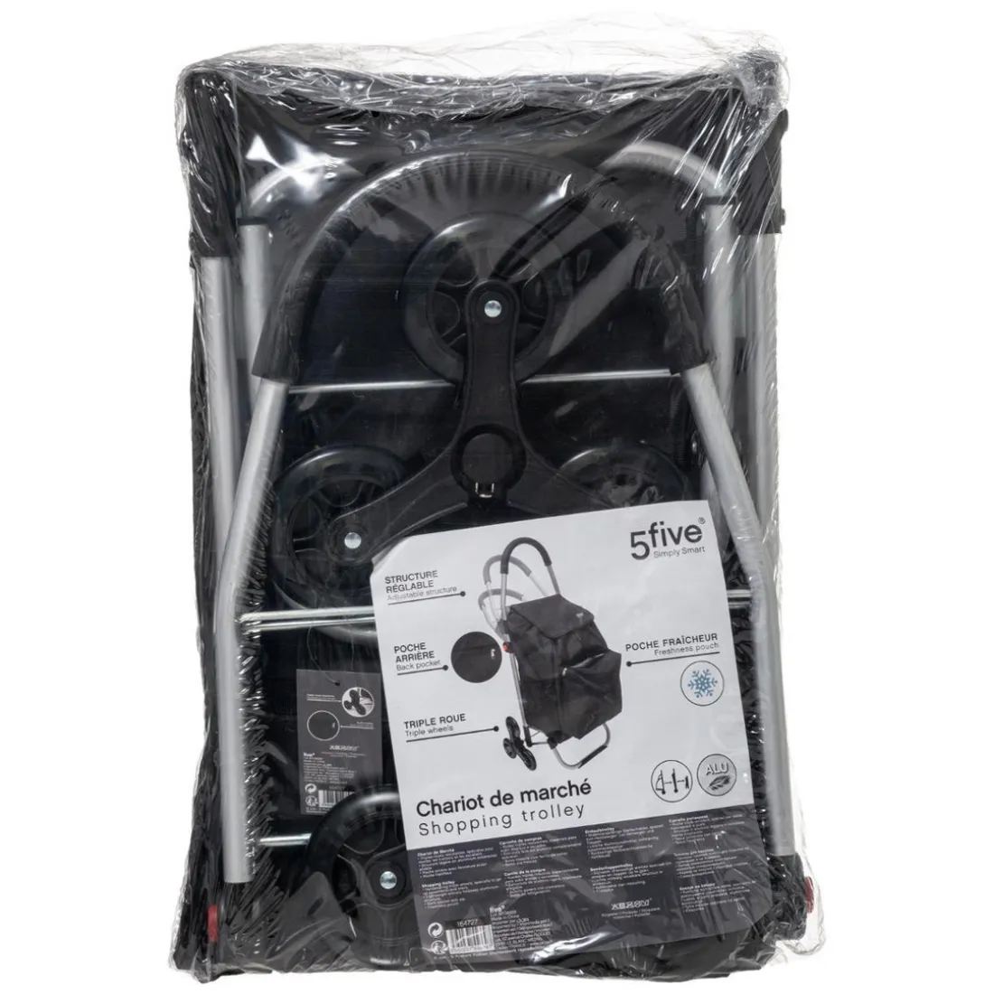 Chariot 3 Roue Aluminum Pliable