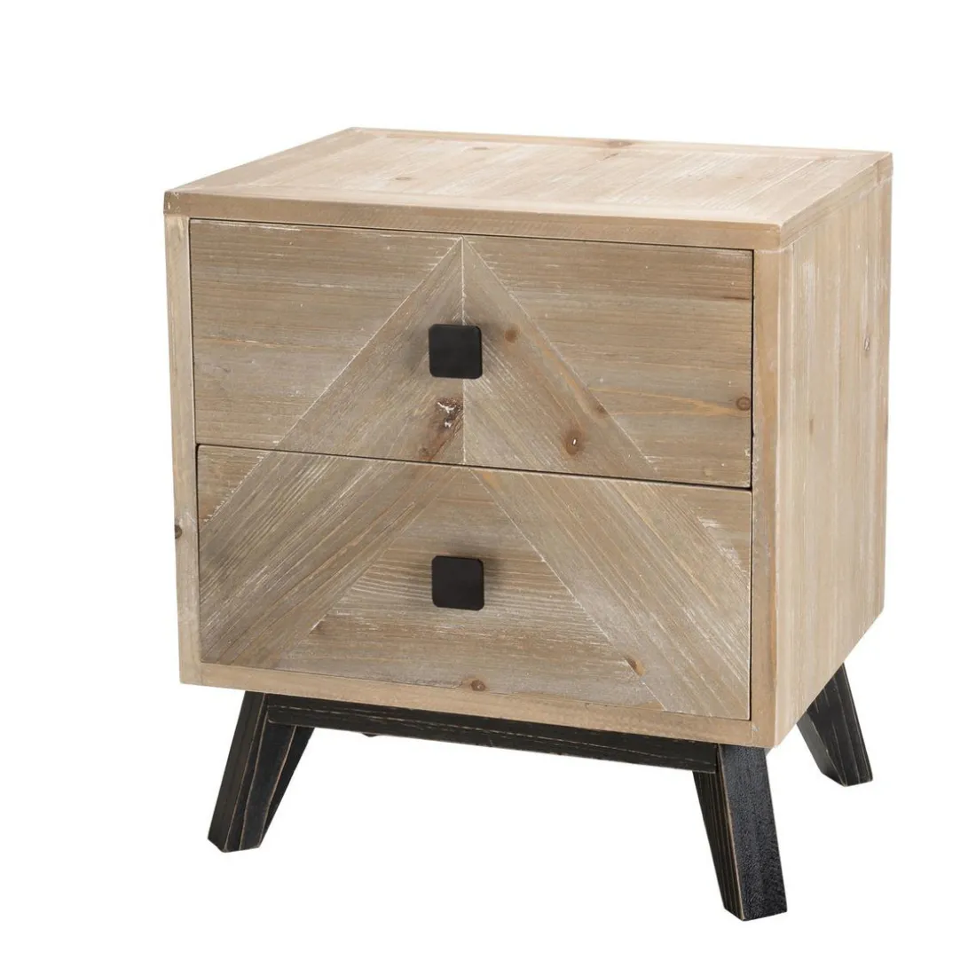 Chevet MANDY Scandi 2 Tiroirs