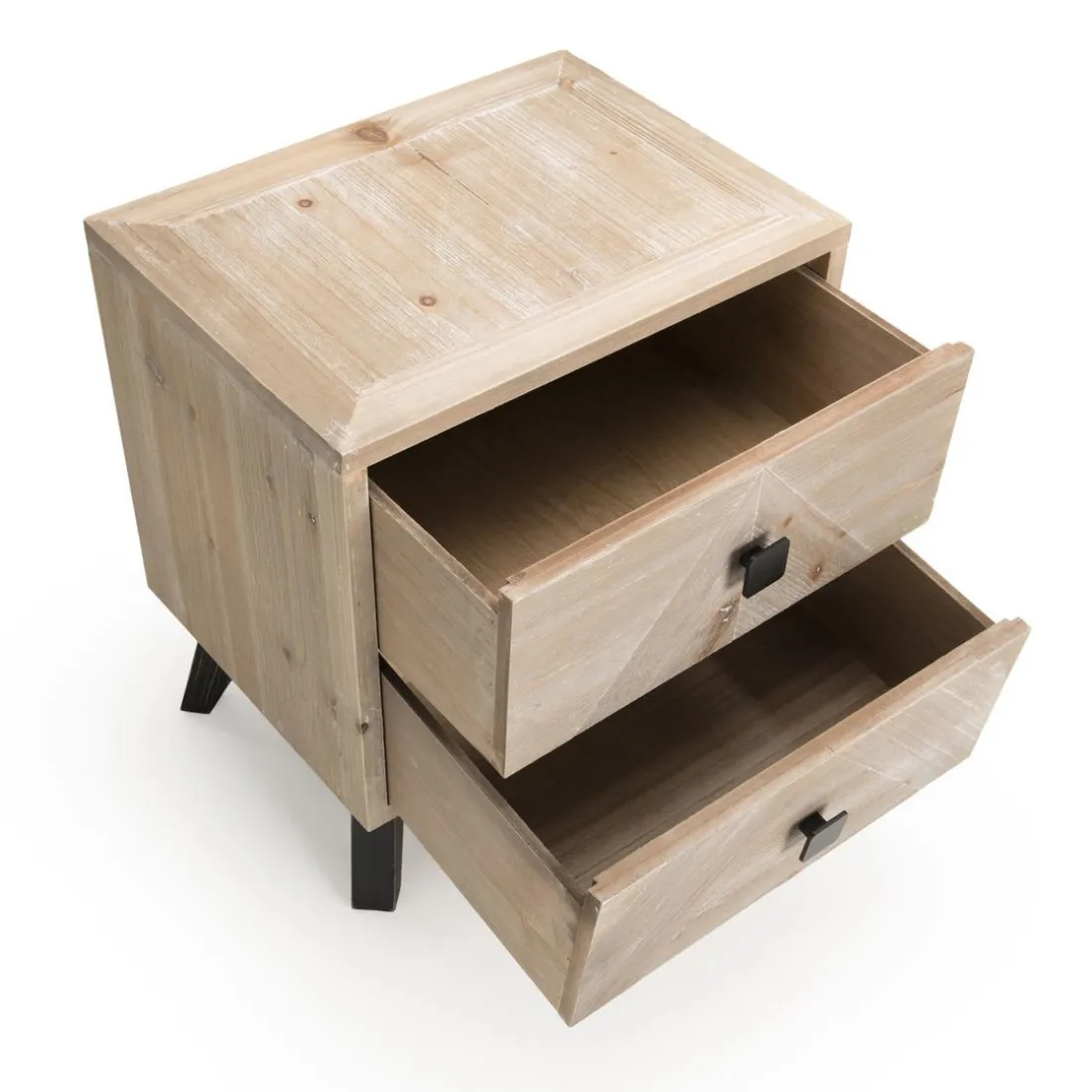 Chevet MANDY Scandi 2 Tiroirs