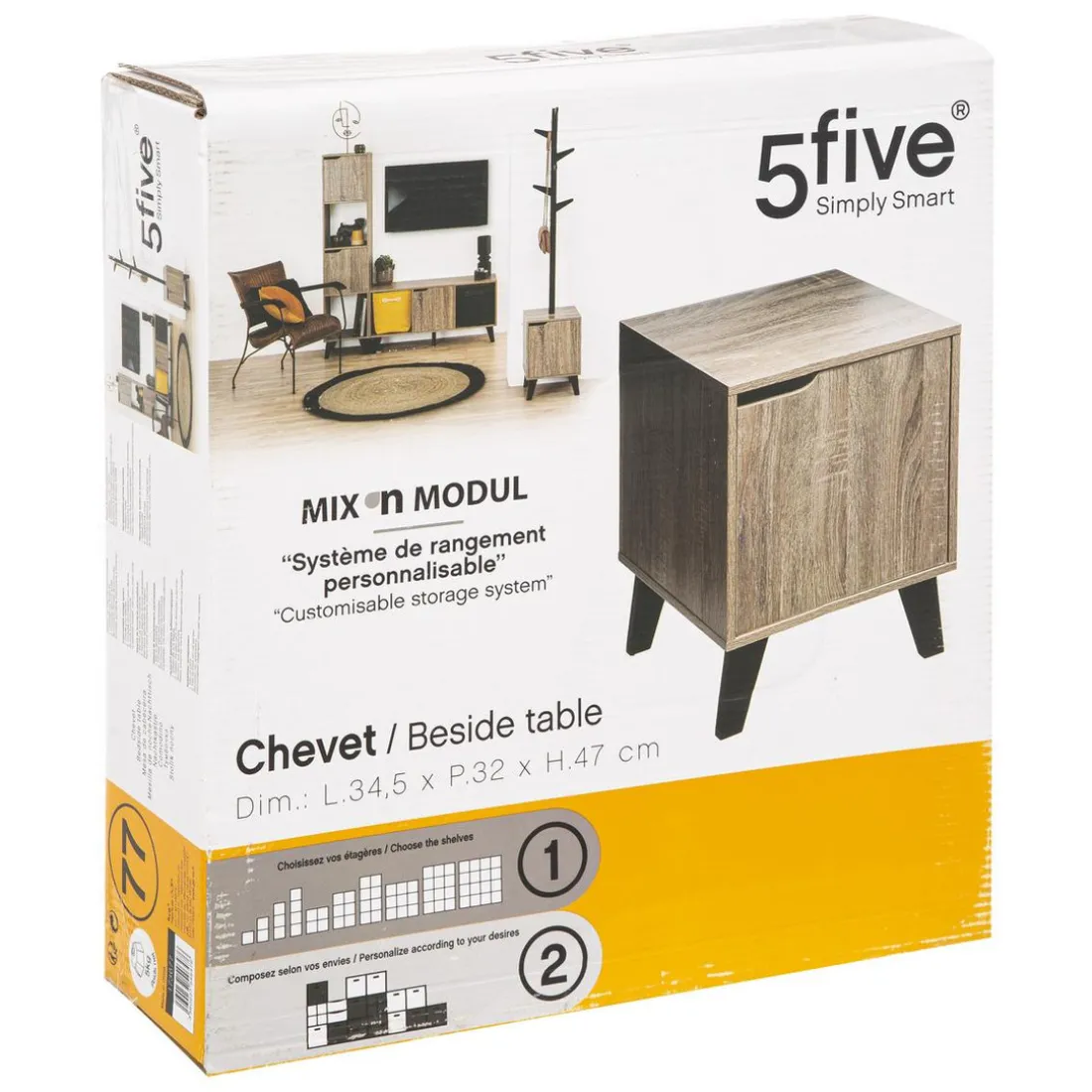 Chevet Mix Nature Pied