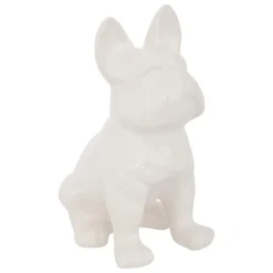 Chien en céramique Eden blanc
