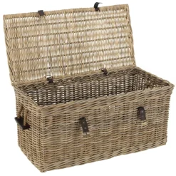 Coffre de rangement en kubu naturel KALLY
