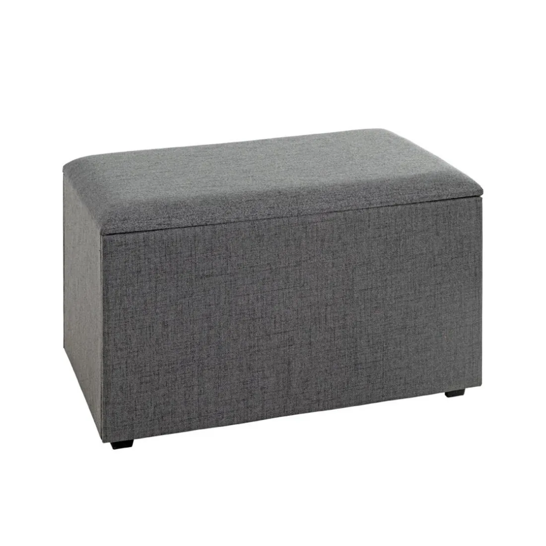 Coffre de rangement tissu anthracite