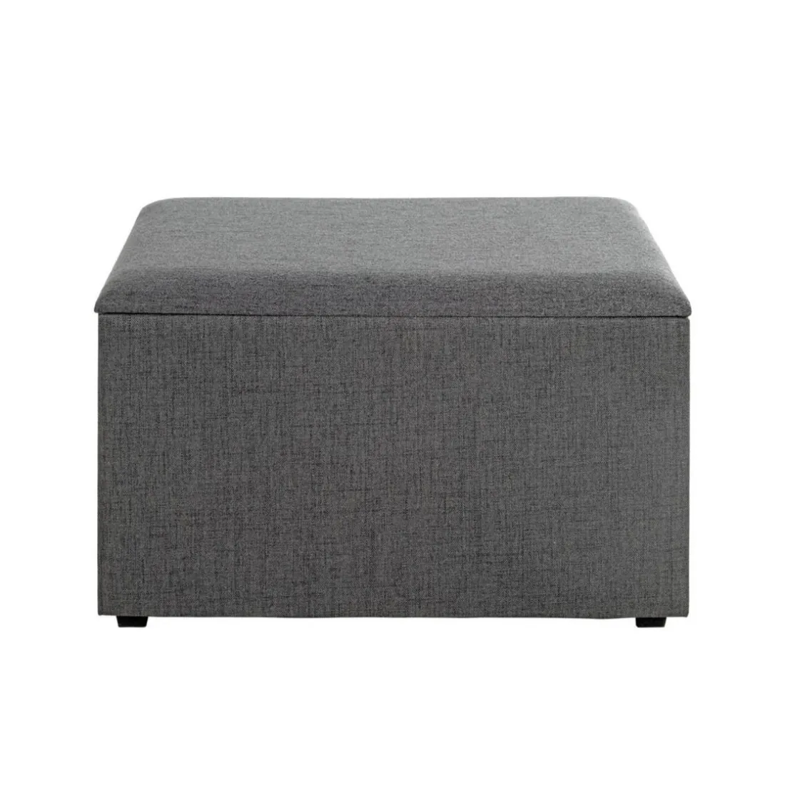 Coffre de rangement tissu anthracite