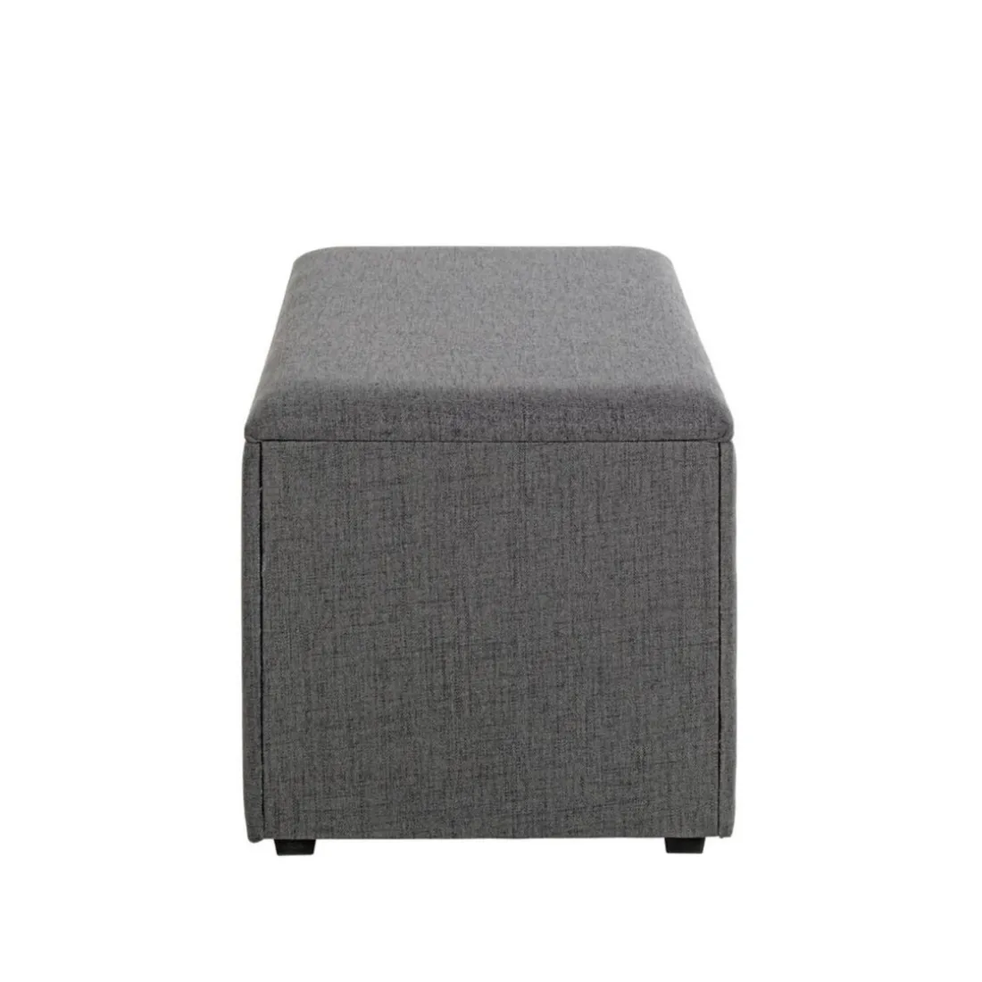 Coffre de rangement tissu anthracite