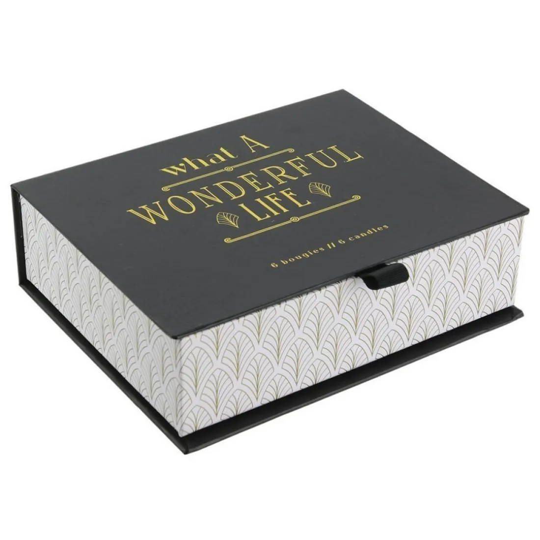 Coffret de 6 Bougies MELISSA - Noir