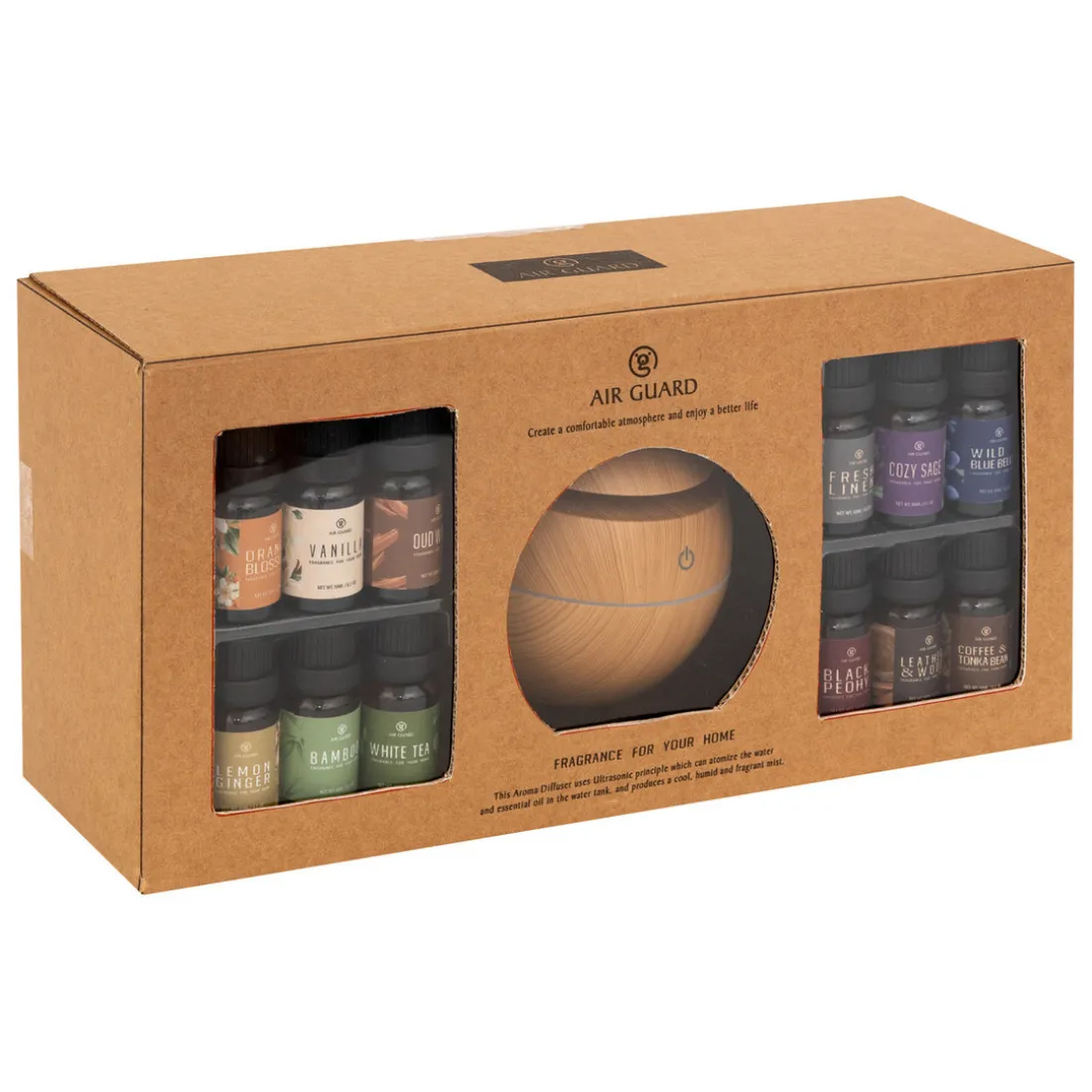 Coffret diffuseur Giro 10 huiles parfumées