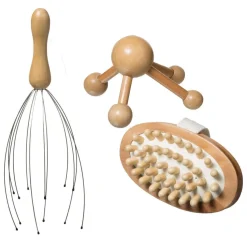 Coffret massage 3 pièces bambou