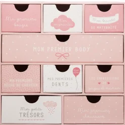 Coffret Naissance Porte Nuage Rose