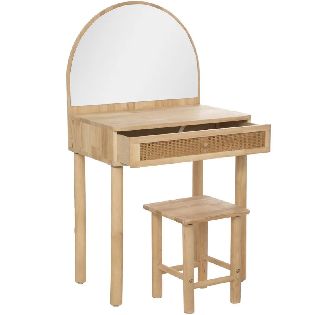 Coiffeuse + tabouret campagne