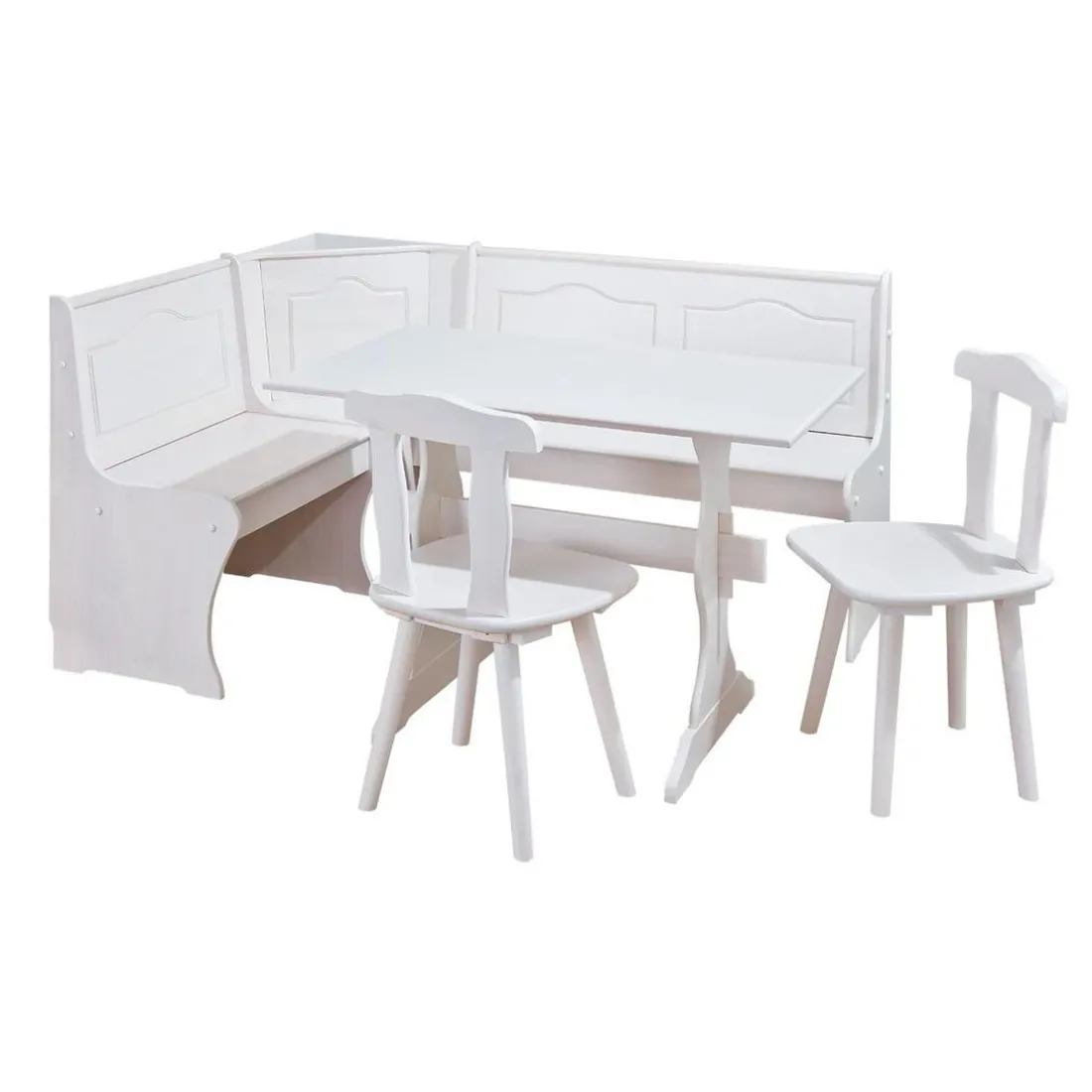 Coin Repas DONAU Pin Massif Blanc