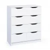 Commode 8 tiroirs Blanc MAURATI
