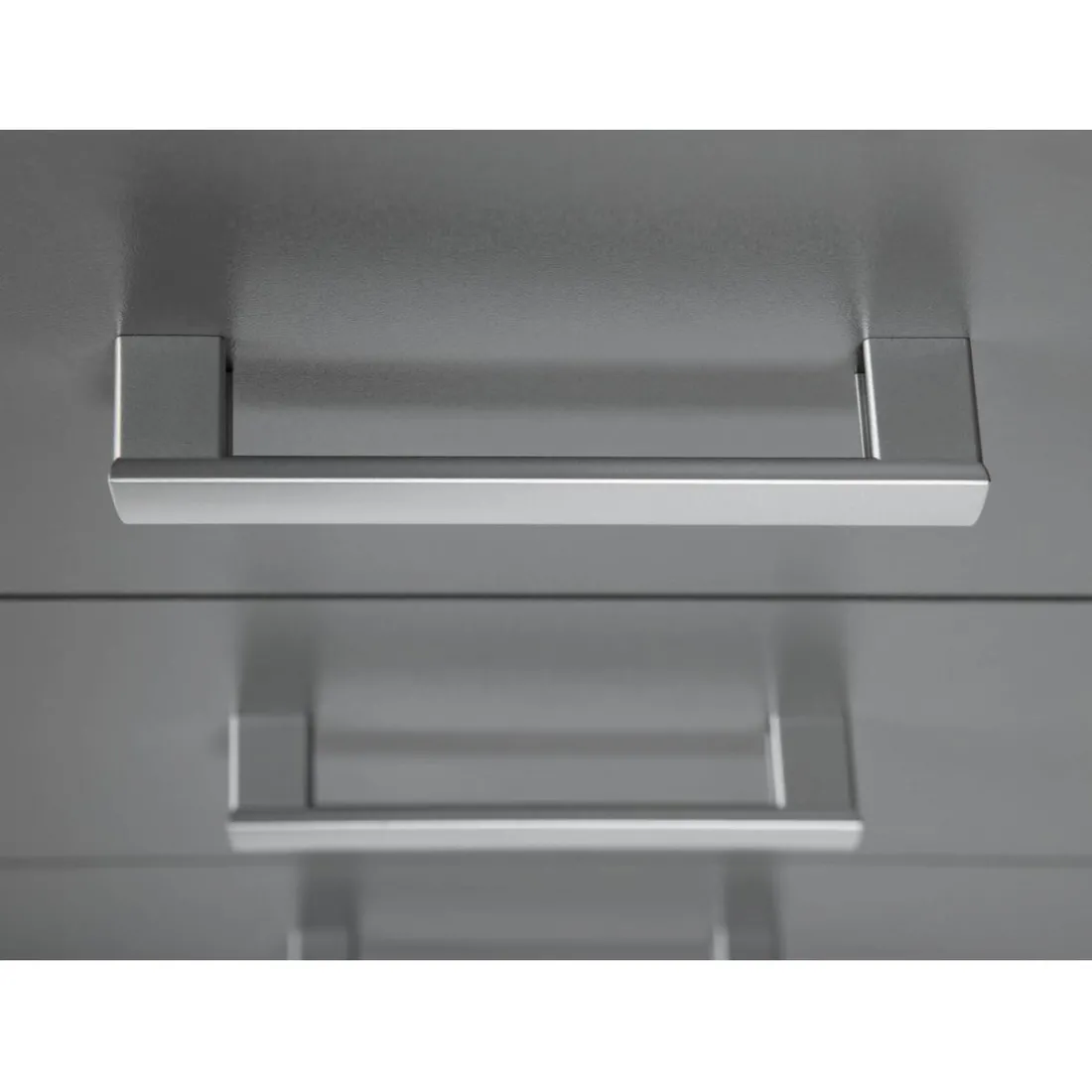 Commode 3 Tiroirs Gris Graphite ELENZIO