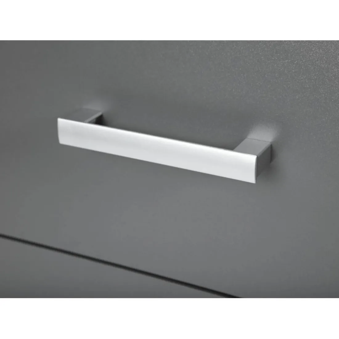 Commode 3 Tiroirs Gris Graphite ELENZIO