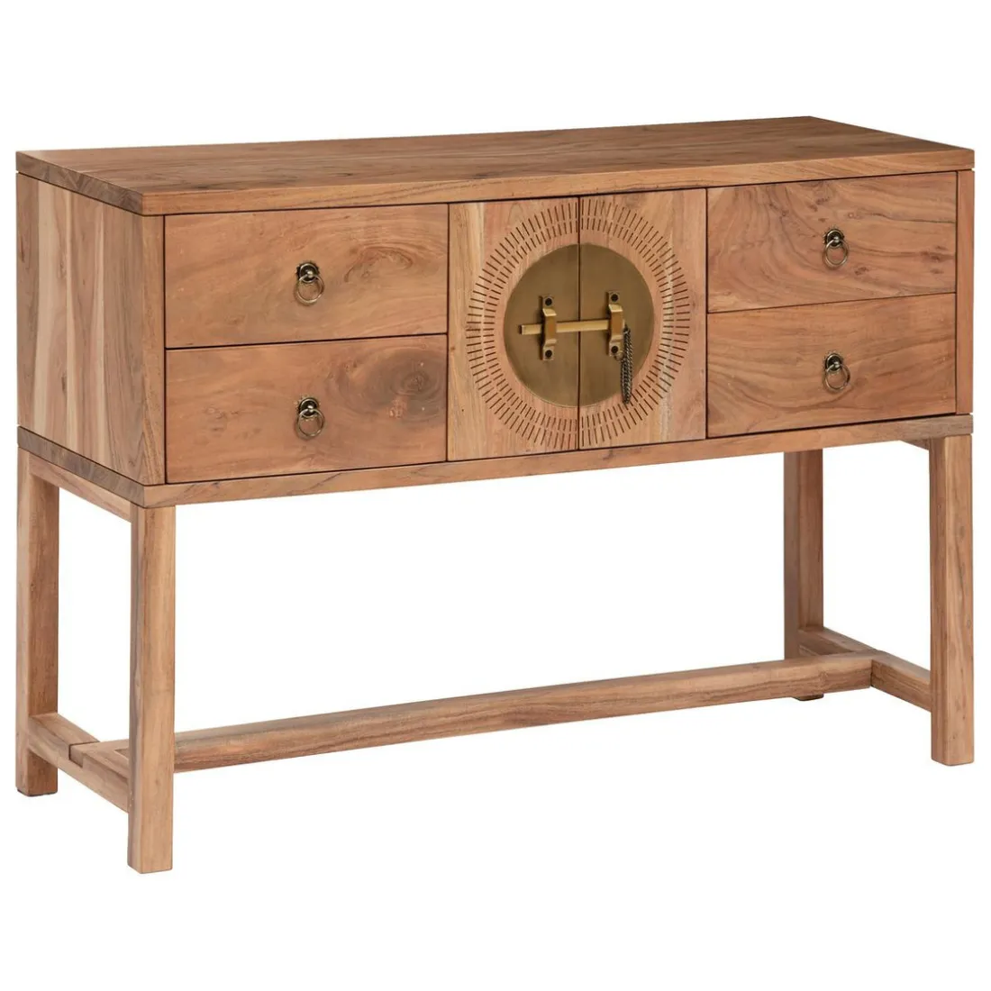 CONSOLE 2 PORTES 4 TIROIRS JILING