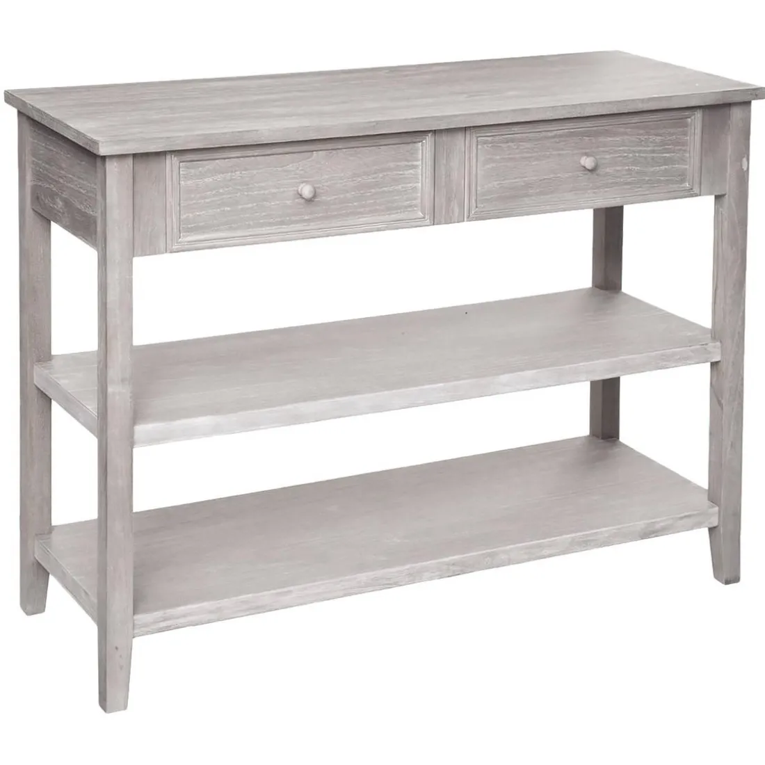 Console 2 Tiroirs Charme NAT Grand Modèle