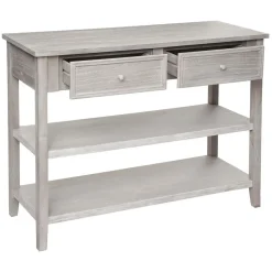 Console 2 Tiroirs Charme NAT Grand Modèle