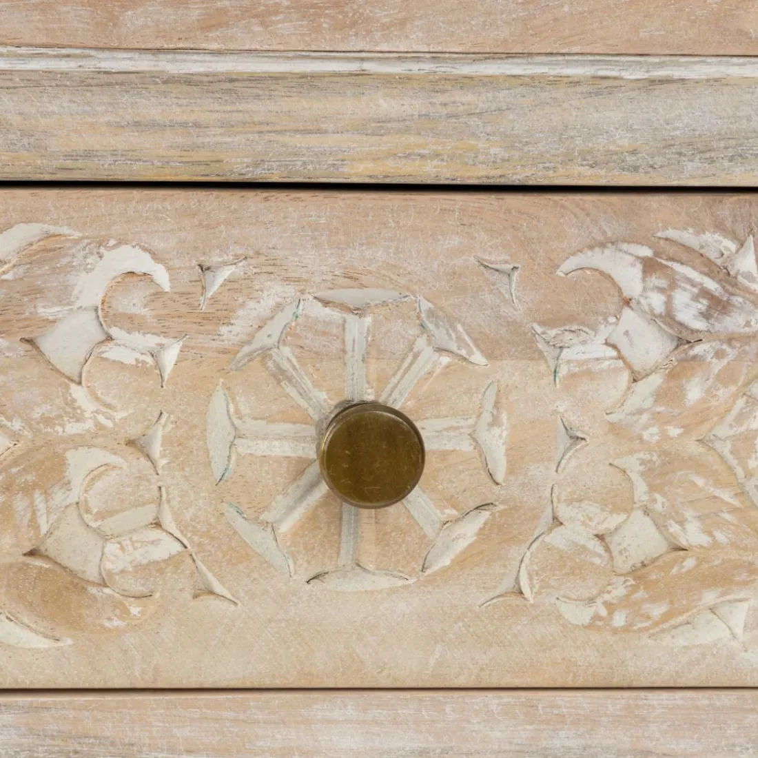 Console 2 tiroirs Shirel manguier